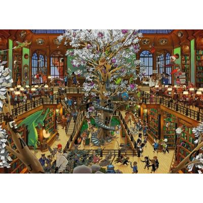 Bild av Oesterle: Biblioteket, 2000 bitar
