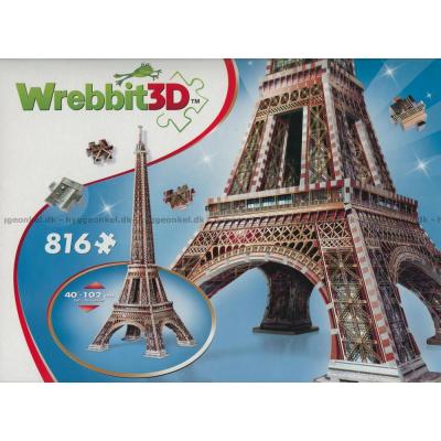 3D: Eiffeltornet, 816 bitar