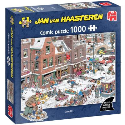 Liv på gatan - vinter, 1000 bitar