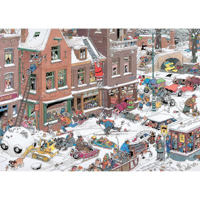 Bild av Liv på gatan - vinter, 1000 bitar