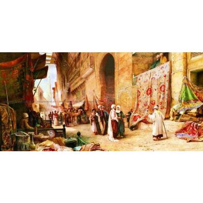 Robertson: Mattförsäljaren i Kairo - Panorama, 1500 bitar