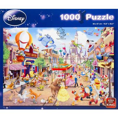 Bild av Disney: Huvudgatan i Disneyland, 1000 bitar