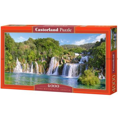 Krka vattenfall, Kroatien - Panorama, 4000 bitar