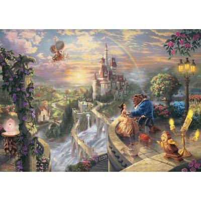 Bild av Disney: Kinkade - Skönheten och Odjuret, 1000 bitar