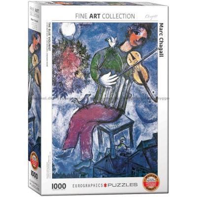 Chagall: Den blå violinisten, 1000 bitar