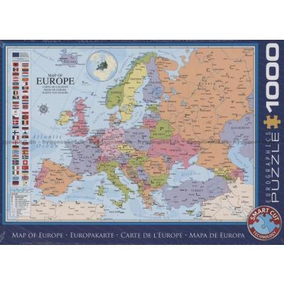 Europakarta, 1000 bitar