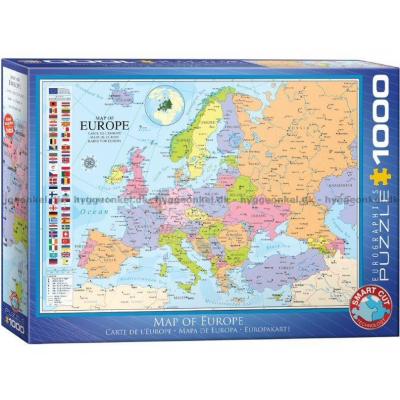 Europakarta, 1000 bitar