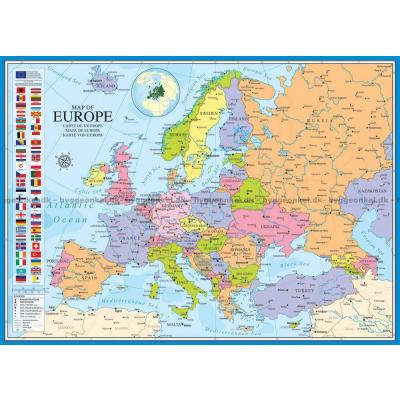 Bild av Europakarta, 1000 bitar