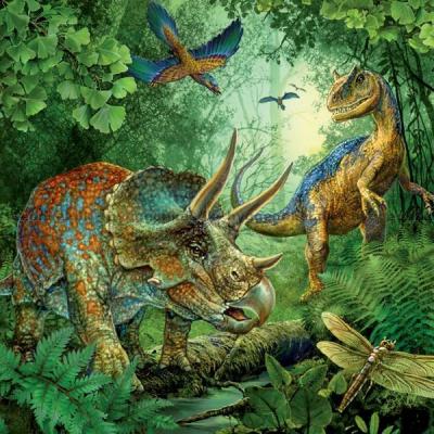 Bild av Dinosaurier, 3x49 bitar