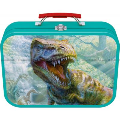 Bild av Dinosaurier: Metallbox, 2x60 2x100 bitar