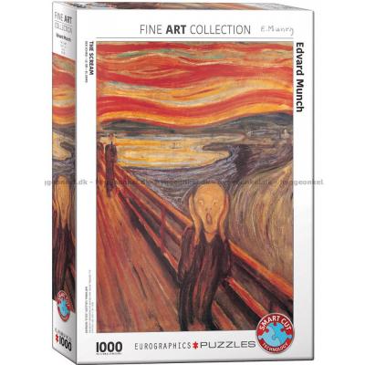 Munch: Skriet, 1000 bitar