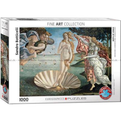 Botticelli: Venus födelse, 1000 bitar
