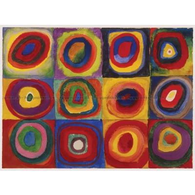 Kandinsky: Squares with Concentric Circles, 1500 bitar