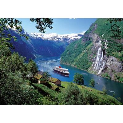 Norsk fjord, 1000 bitar