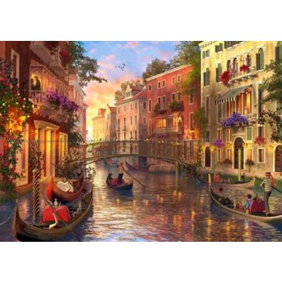Bild av Davison: Solnedgång över Venedig, 1500 bitar
