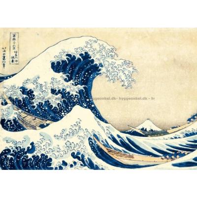 Bild av Hokusai: Kanagawe - Den stora vågen, 1000 bitar