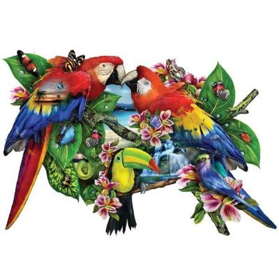 Schory: Papegojor i paradis - Format motiv, 1000 bitar