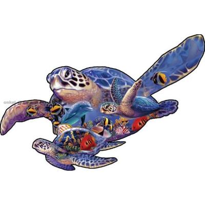 Sundram: Sköldpaddor - Format motiv, 1000 bitar