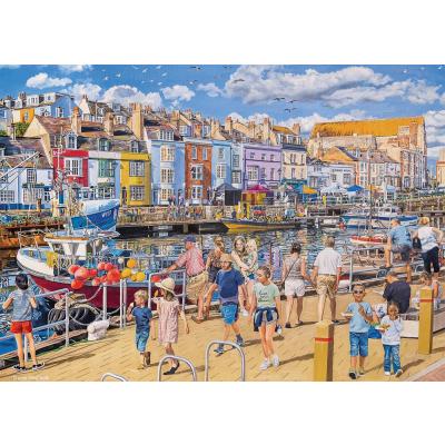 Bild av T. Mitchell: Weymouth Harbour, 1000 bitar