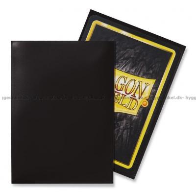 Bild av Sleeves: Dragon Shield - Black - 100 st 63 x 88 mm