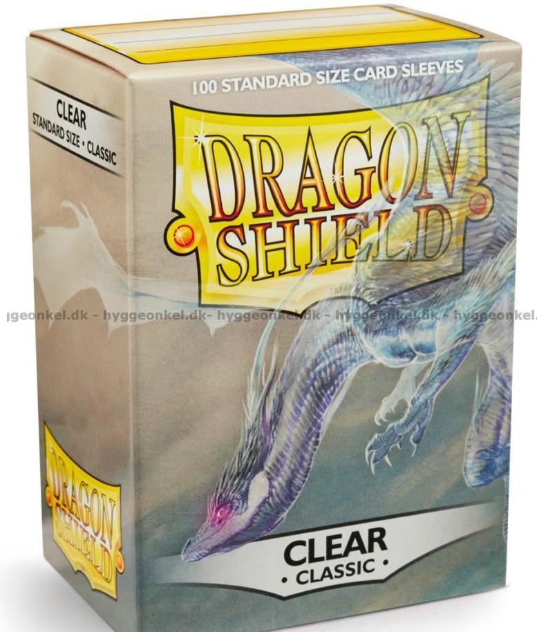 Köp Sleeves: Dragon Shield - Clear - 100 stk 63 x 88 mm