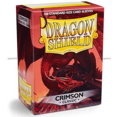 Sleeves: Dragon Shield - Crimson - 100 st 63 x 88 mm