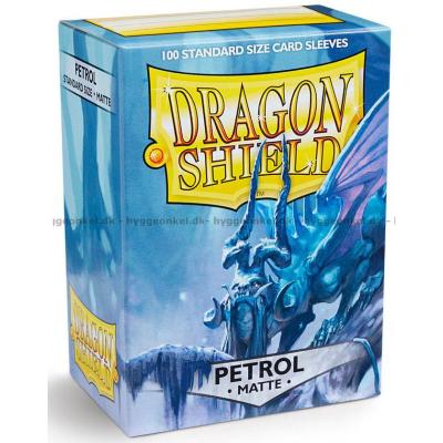 Sleeves: Dragon Shield - Petrol - 100 st 63 x 88 mm - matte