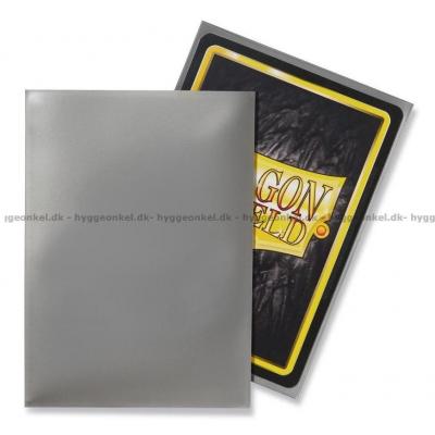 Bild av Sleeves: Dragon Shield - Silver - 50 st 63 x 88 mm