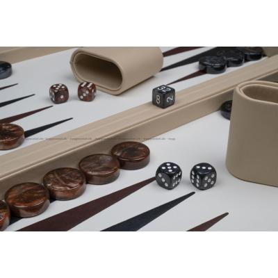 Bild av Backgammon: 46 cm - beige - från Philos