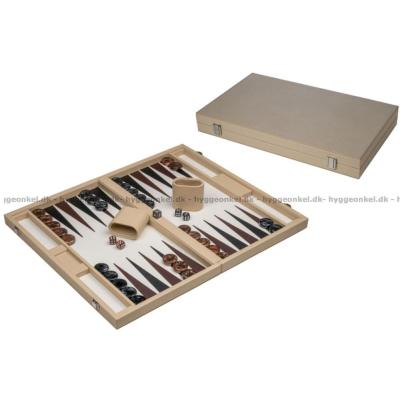 Bild av Backgammon: 46 cm - beige - från Philos
