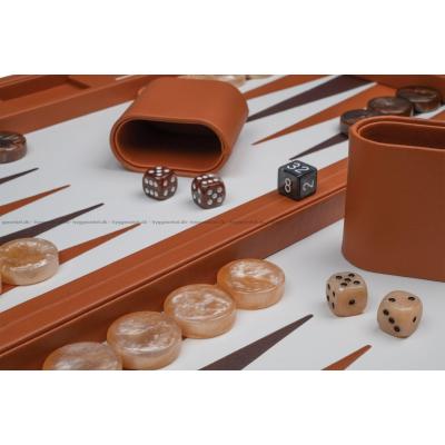 Bild av Backgammon: 47 cm - brun - från Philos
