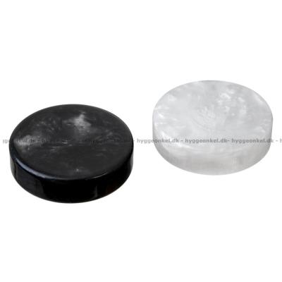 Bild av Backgammon: Extra bitar 34 mm (svart och vitt)