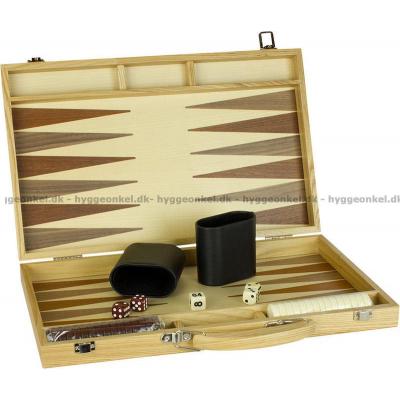 Bild av Backgammon: 38 cm - i trä - från Gibsons