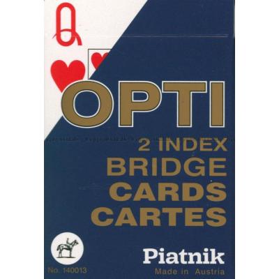 Bridgekort: Opti - Blå