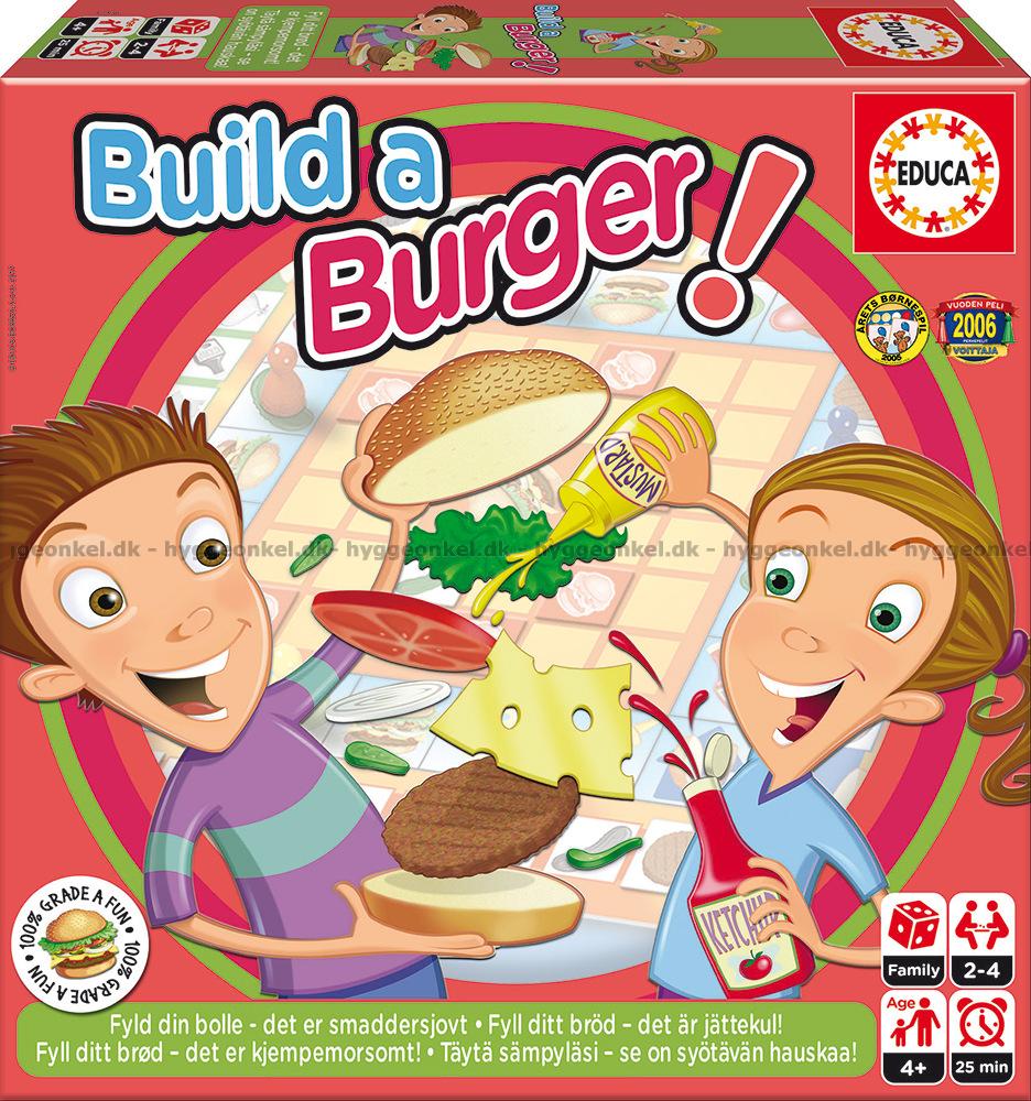 Dujardin Burger Quiz - Brädspel - Game Show - Svara på frågorna och vinn  mest yum - spelas med familj och vänner - 2 till 7 spelare - från 12 år