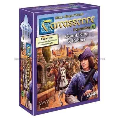Carcassonne expansion 6: Count, King & Robbers - Engelska