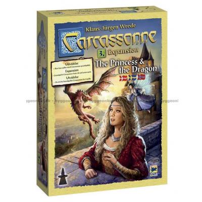 Carcassonne expansion 3: Princess & Dragon - Svenska