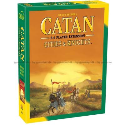 Catan: Cities & Knights - 5-6 spelare - Engelska