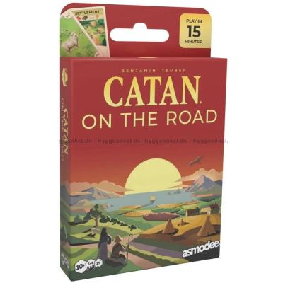 Bild av Catan: On the Road sett uppifrån