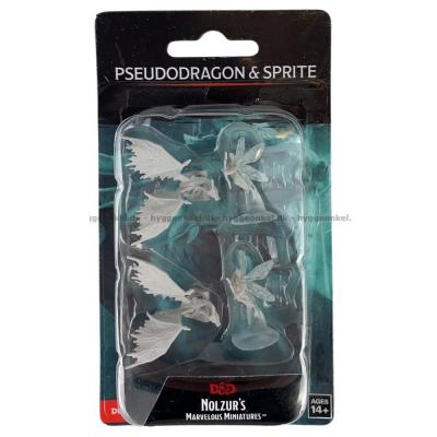 Bild av D&D: Nolzur's Marvelous Miniature - Pseudodragon & Sprite sett uppifrån
