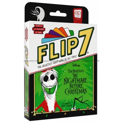 Bild av Flip 7: Nightmare Before Christmas sett ovanifrån
