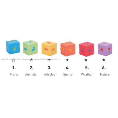 Bild av Happy Cube: Junior - Fruits (blå)