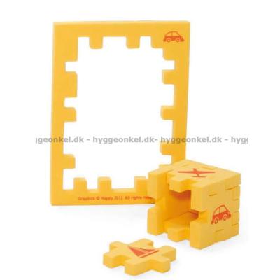 Bild av Happy Cube: Junior - Vehicles (gul)