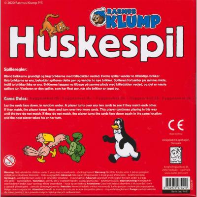 Baksidan på lådan