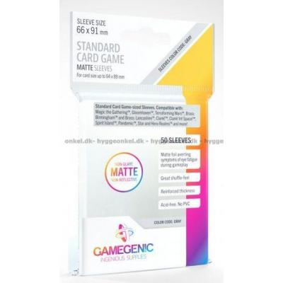 Plastfickor: Gamegenic - 50 st 66 x 91 mm - matt variant