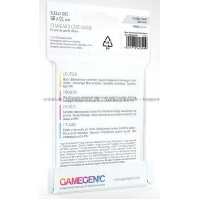 Bild av Plastfickor: Gamegenic - 50 st 66 x 91 mm - matt variant