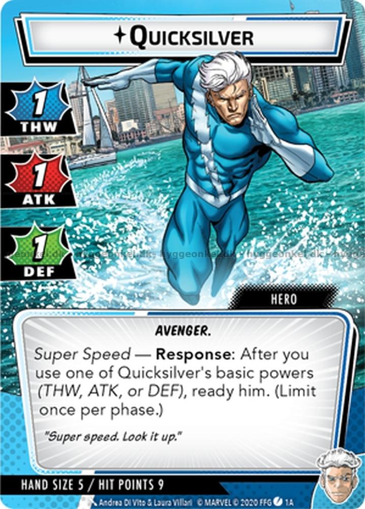 Marvel Champions The Card Game Quicksilver hittar du här 0841333111694