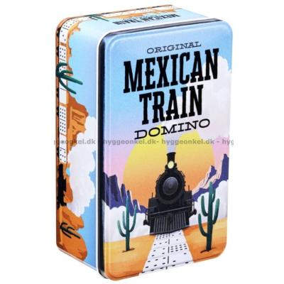Bild av Mexican Train - Metallbox sett ovanifrån