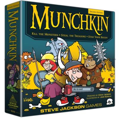 Bild av Munchkin: Deluxe 2nd edition sett uppifrån