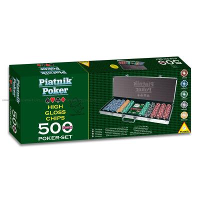 Bild av Pokerchips: 500 marker sett ovanifrån